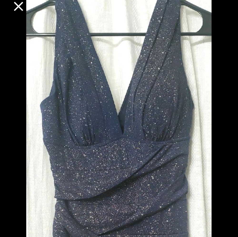 Navy blue dress